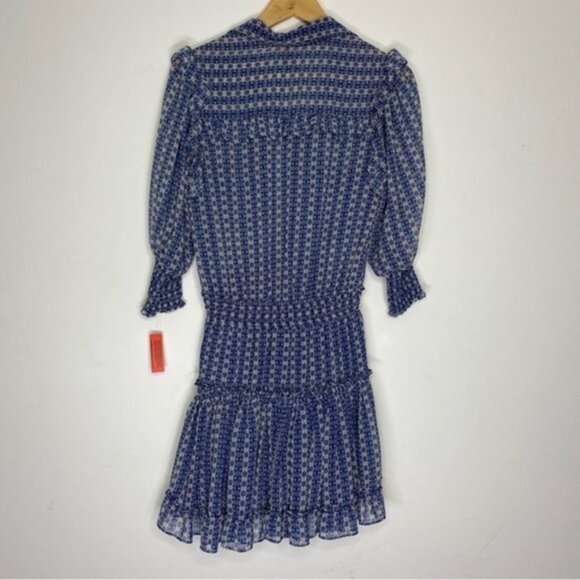 Misa Los AngelesLillian Printed Ruffle Mini‎ Shirtdress Women Size XS - Picture 6 of 12